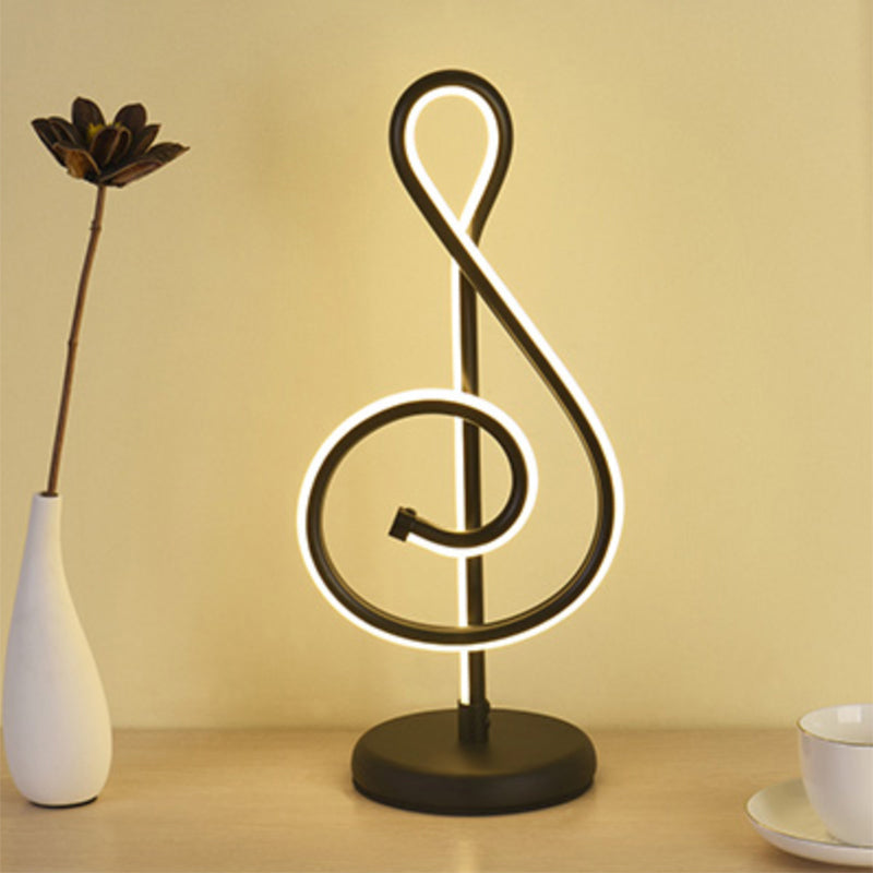 Simplicité Style Courbe en forme de table LED Éclairage