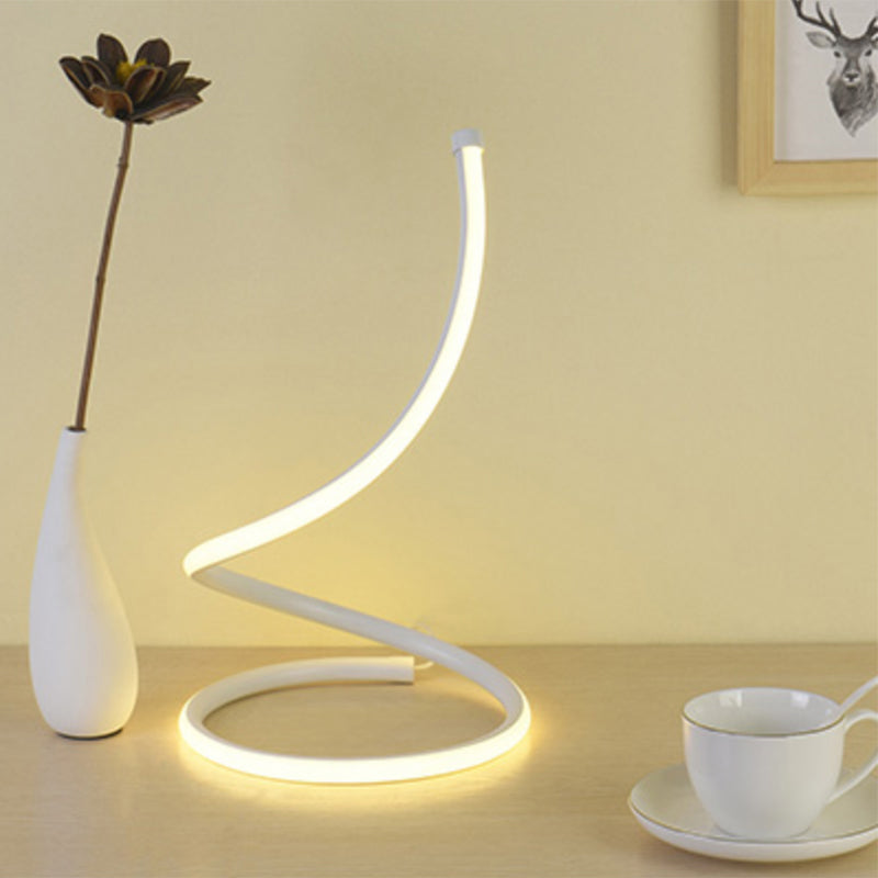 Simplicité Style Courbe en forme de table LED Éclairage