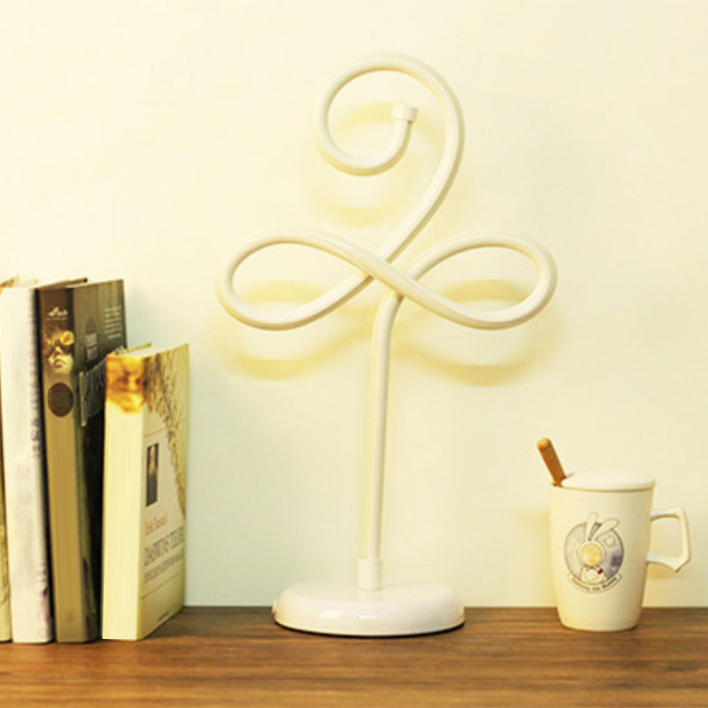 Simplicité Style Courbe en forme de table LED Éclairage