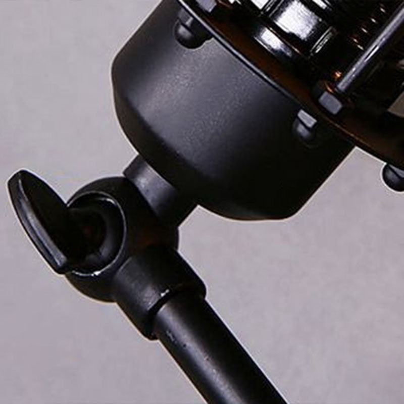 Vintage Grapefruit Cage Wall Light Fixture Single-Bulb Iron Wall Mounted Lamp in Black