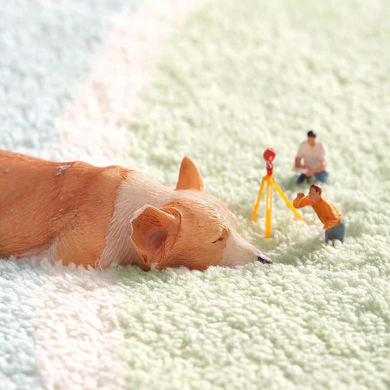 Multi-Color Bedroom Rug Comfort Geometric Print Indoor Rug Polypropylene Anti-Slip Backing Easy Care Carpet