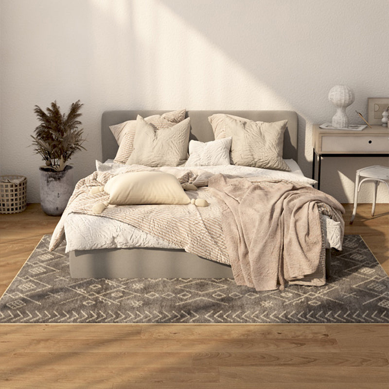 Tapis de chambre à coucher multi-couleurs