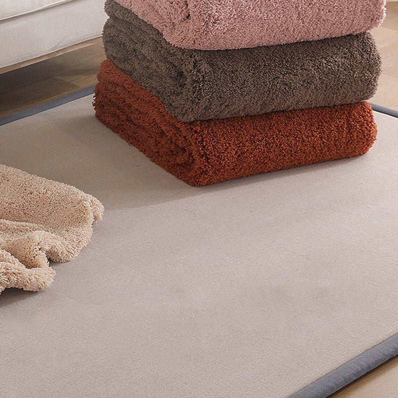 Tapis uni multicolore en polypropylène, zone apaisante, facile d'entretien, antidérapant, adapté aux animaux de compagnie, pour chambre