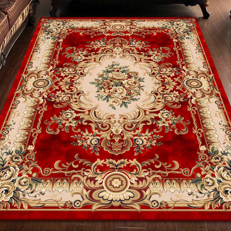 Synthétique multicolore Synthétique Synthétique Géométrique Tapis Not Slip Backing Facile Care Rapis pour salon