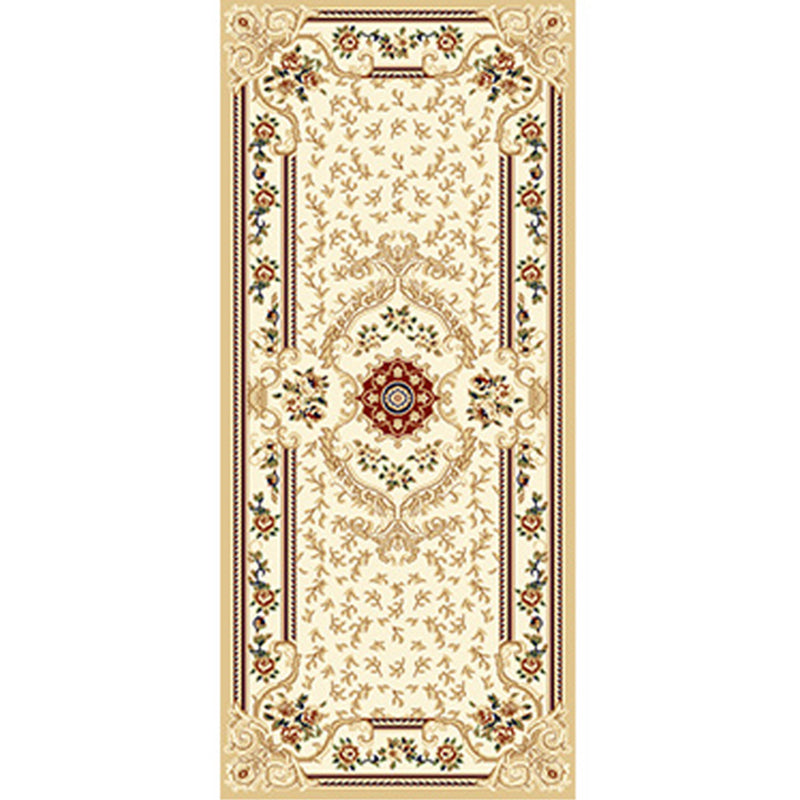 Alfombra occidental de multicolor Polyster Floral Floral Alfombra interior Pet Friending Carpet lavable para dormitorio para dormitorio