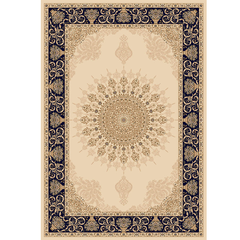 Southwestern Geo Rug Multi Color Synthetics Indoor Rug Pet Friendly Non-Slip Washable Area Carpet for Parlor
