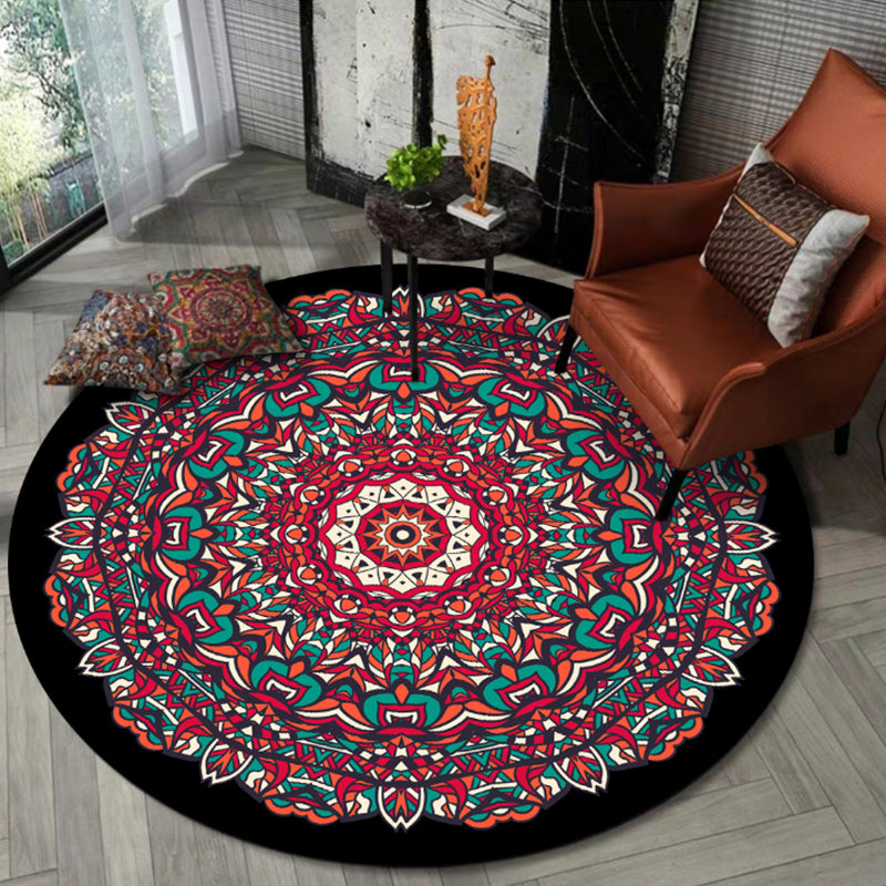 Vintage multi-kleuren tribale tapijten polypropyleen americana tapijt anti-slip huisdiervriendelijke vlekbestendig kleed voor salon