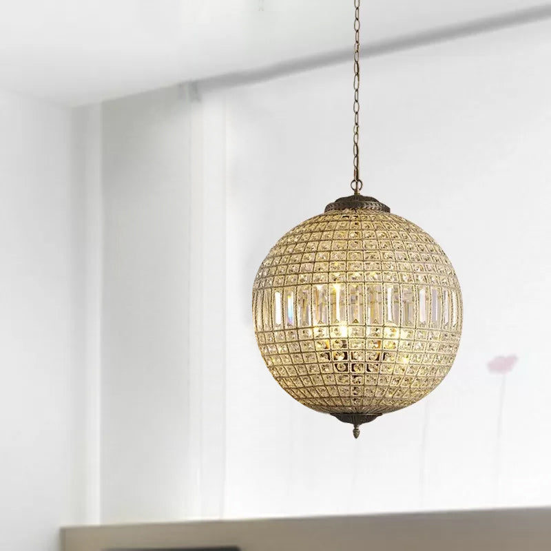 Éclairage de lustre en forme de globe en laiton Fixage d'éclairage contemporain 1/3 LUMILES PRENDANT PRENDANT