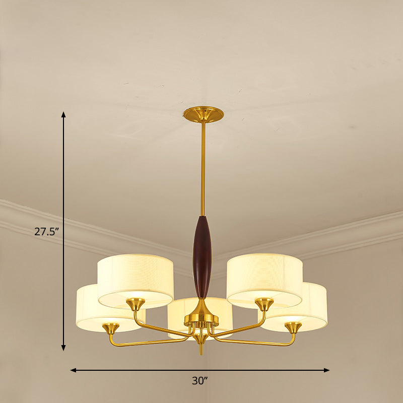 Tissu tambour lustre minimalisme minimalisme salon