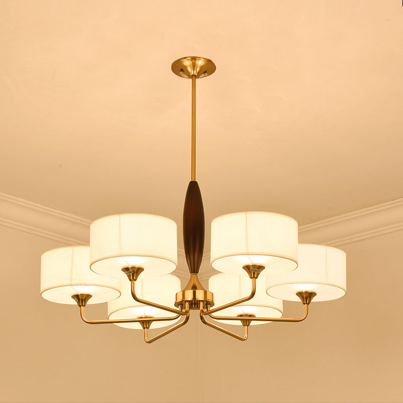 Tissu tambour lustre minimalisme minimalisme salon
