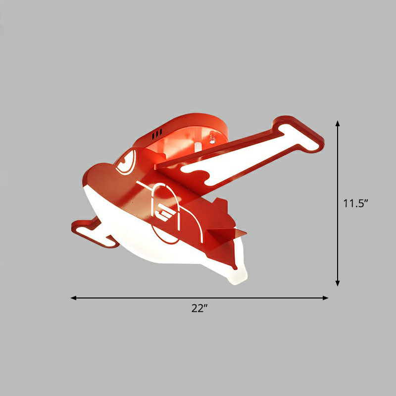 Acrylic Plane Flush Light Minimalist LED Flush Ceiling Light Fixture for Child Room