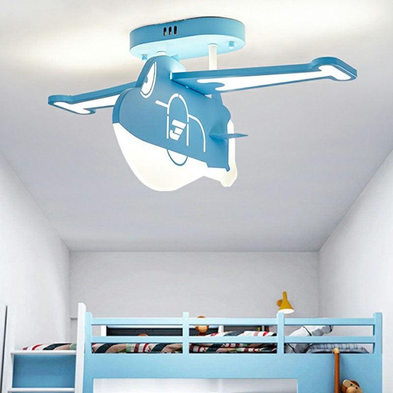 Acrylic Plane Flush Light Minimalist LED Flush Ceiling Light Fixture for Child Room