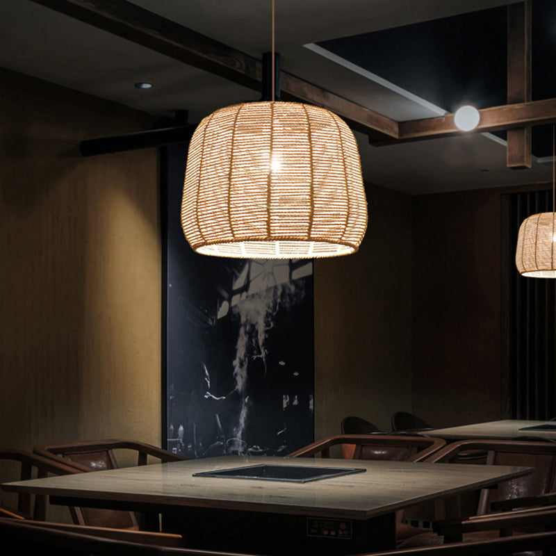 Lumo a mano a mano a sospensione Contemporary Rope Single Restaurant Suspension Segree
