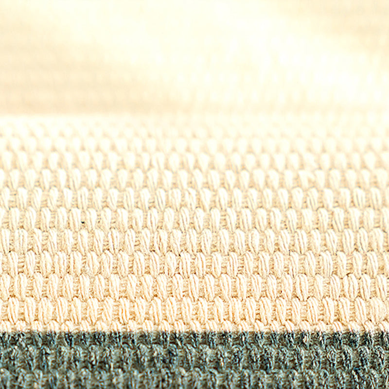 Tapis nordique multicolore Mélange de coton Mélange géométrique Tapis à teinture à carpet Tapis lavable Rapis intérieur avec gland pour la chambre