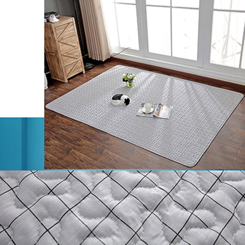 Comfort Living Room Rug Multi Color Geometric Printed Area Carpet Non-Slip Backing Washable Rug