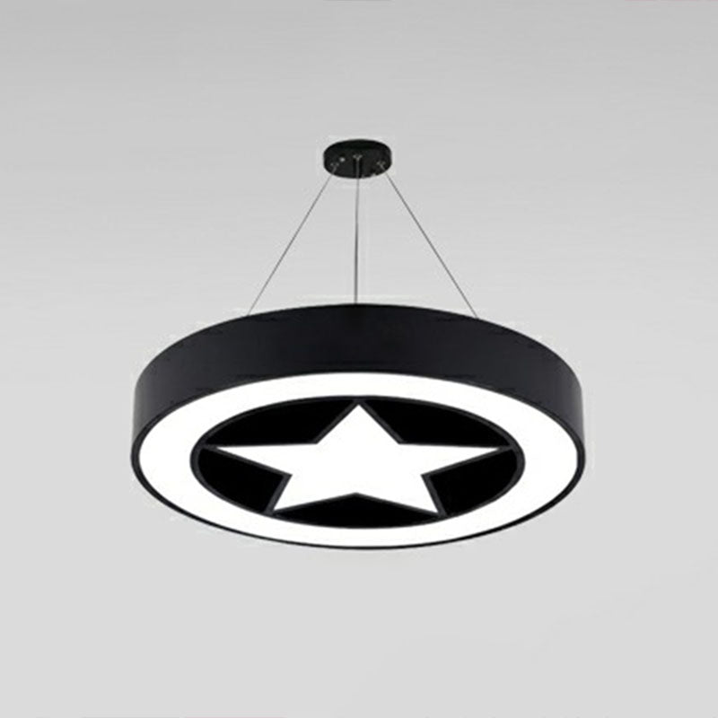Minimalistische cirkelvormige kroonluchter verlichting Acryl vergaderruimte LED HANDER LICHT