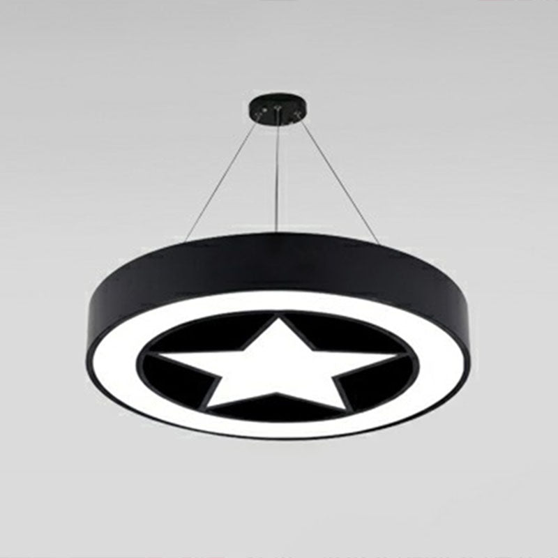 Minimalistische cirkelvormige kroonluchter verlichting Acryl vergaderruimte LED HANDER LICHT