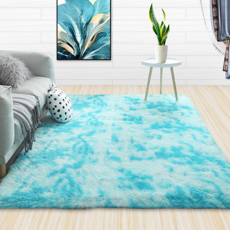 Tir à cravate décontractée Dye Rapis multicolore Machine de tapis moelleux