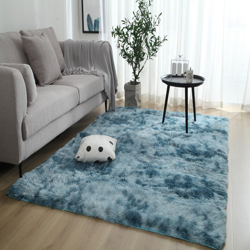 Comfort Multi Color Nordic Rug Polypropylene Tie-Dyeing Rug Pet-Friendly Washable Anti-Slip Backing Rug for Decoration