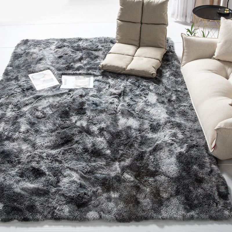 Minimalistischer Batik-Teppich für den Innenbereich, mehrfarbiger Polypropylen-Teppich, haustierfreundlicher, maschinenwaschbarer, rutschfester Teppich für das Wohnzimmer
