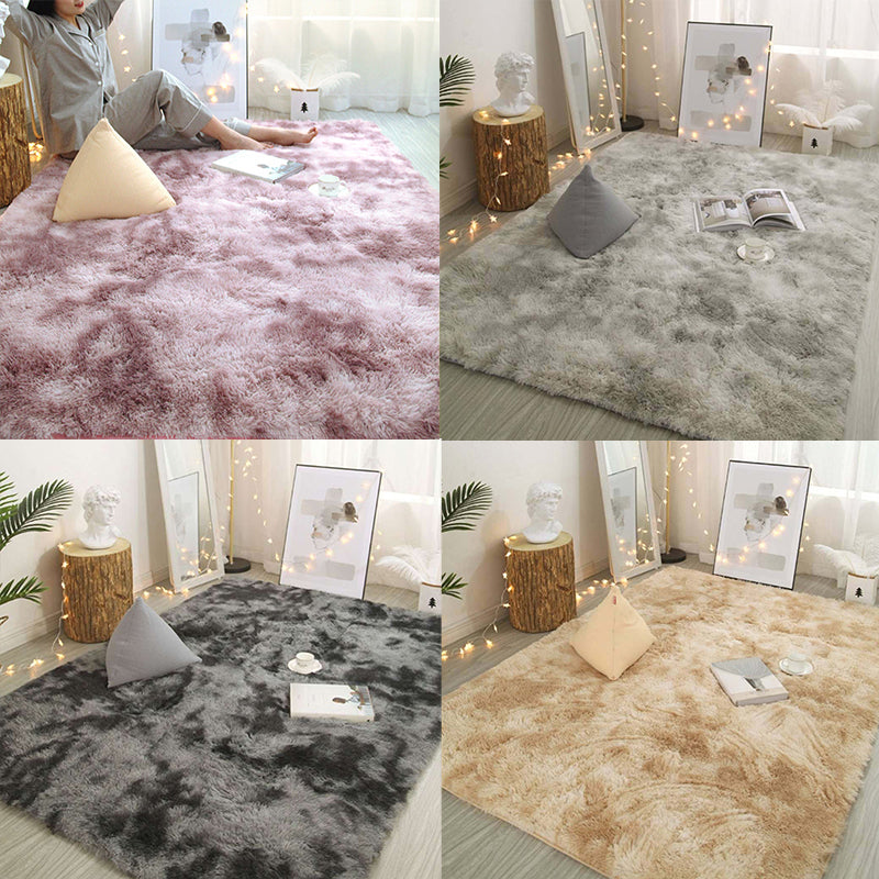 Multi Color Girls Room Tapijt Modern Tie Dye Trug Polyester Anti-Slip Machine Wasbare Stain Resistant Rug