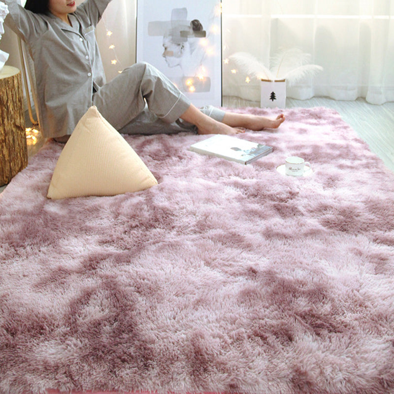Multi Color Girls Room Tapijt Modern Tie Dye Trug Polyester Anti-Slip Machine Wasbare Stain Resistant Rug
