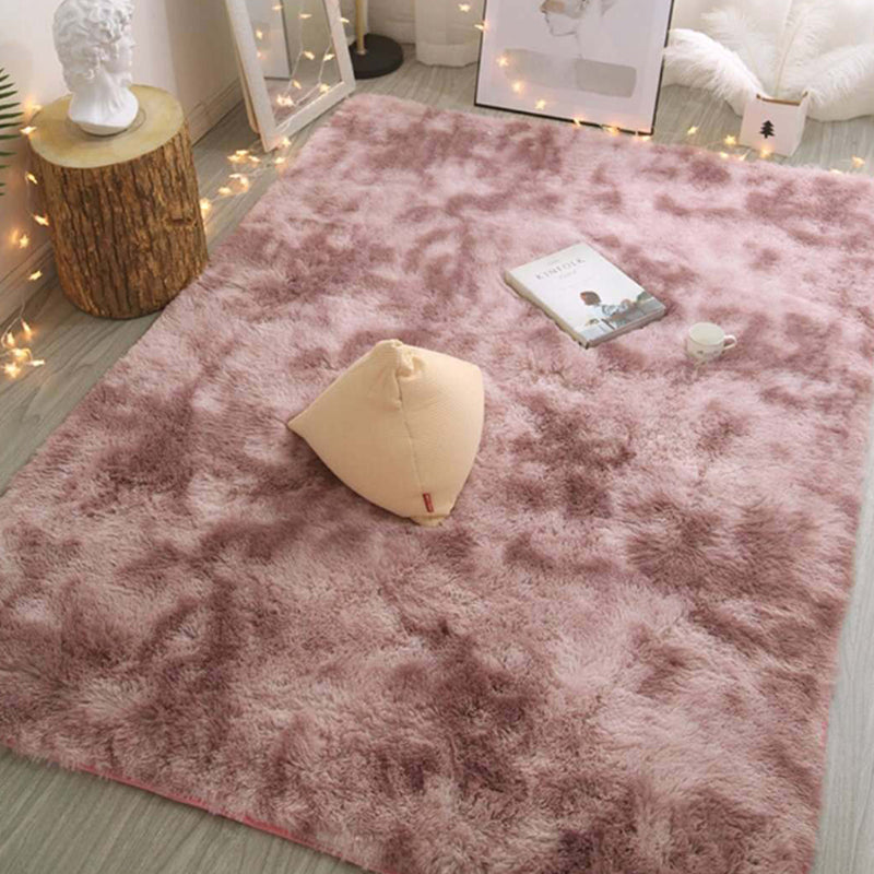 Multi Color Girls Room Tapijt Modern Tie Dye Trug Polyester Anti-Slip Machine Wasbare Stain Resistant Rug
