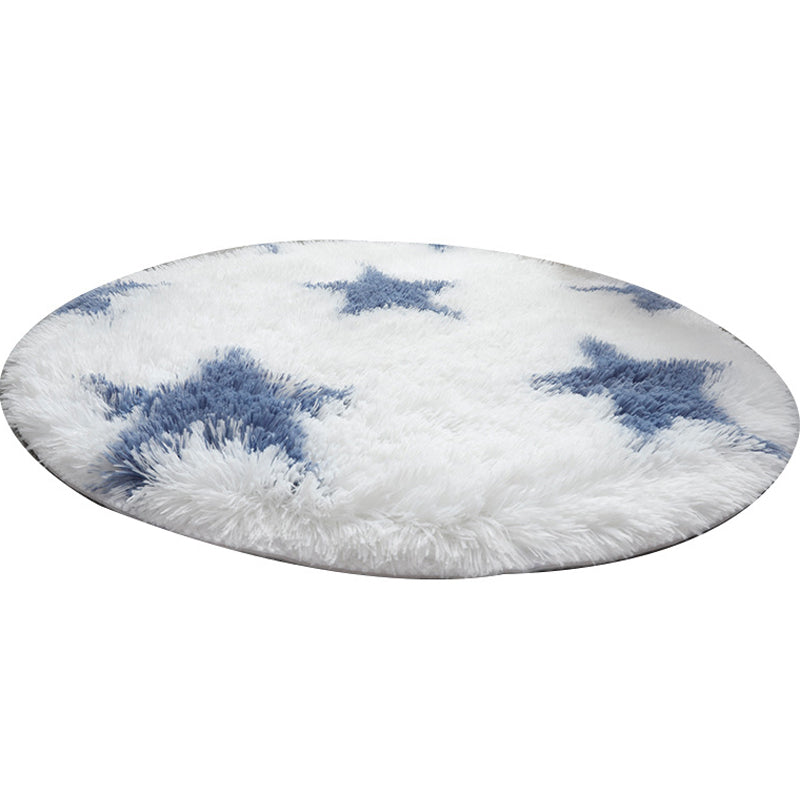 Synthétique à imprimé géométrique multicolore Synthétique relaxant tapis relaxant Tymage résistant à glisser le tapis lavable pour la maison