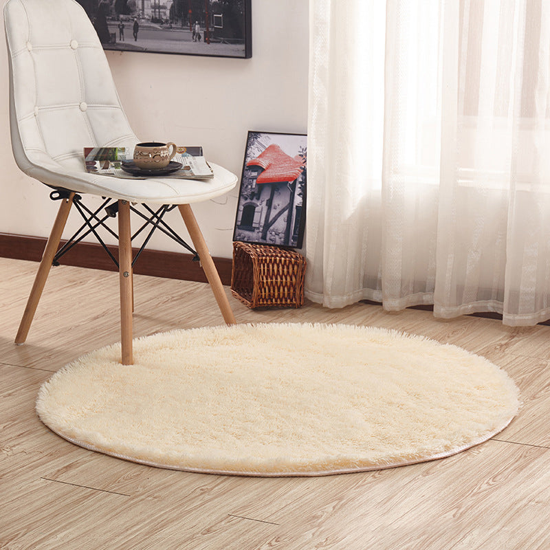 Hübscher minimalistischer Teppich, mehrfarbiger einfarbiger Teppich, maschinenwaschbarer, rutschfester, haustierfreundlicher Teppich für Zuhause