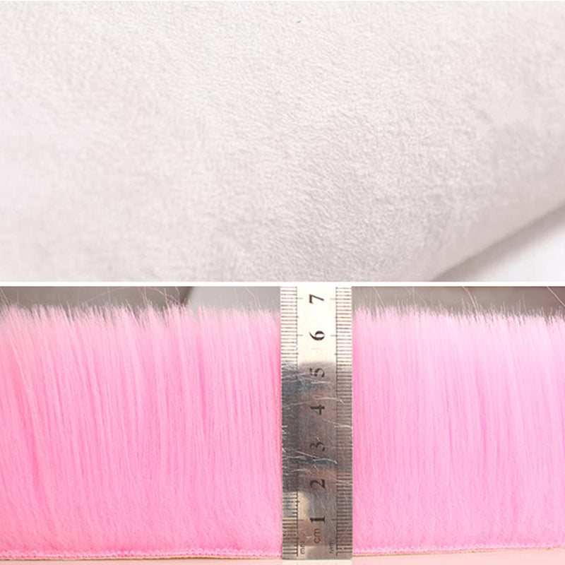 Netter mehrfarbiger Teppich flauschiger Teppichmaschine waschbarer Haustier-freundlicher Nicht-Schlupf-Teppich für Mädchenzimmer