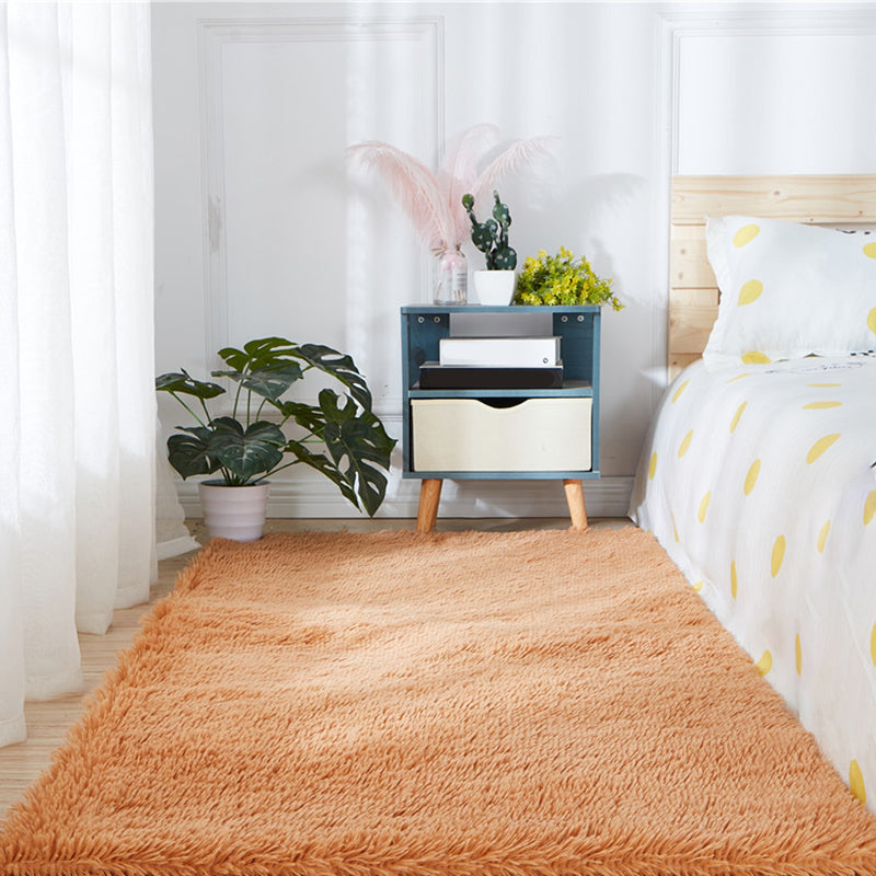 Eenvoud slaapkamer vloerkleed veelkleurig gewone vloerkleed ruige huisdiervriendelijke anti-slip vacuümreinigingskleed