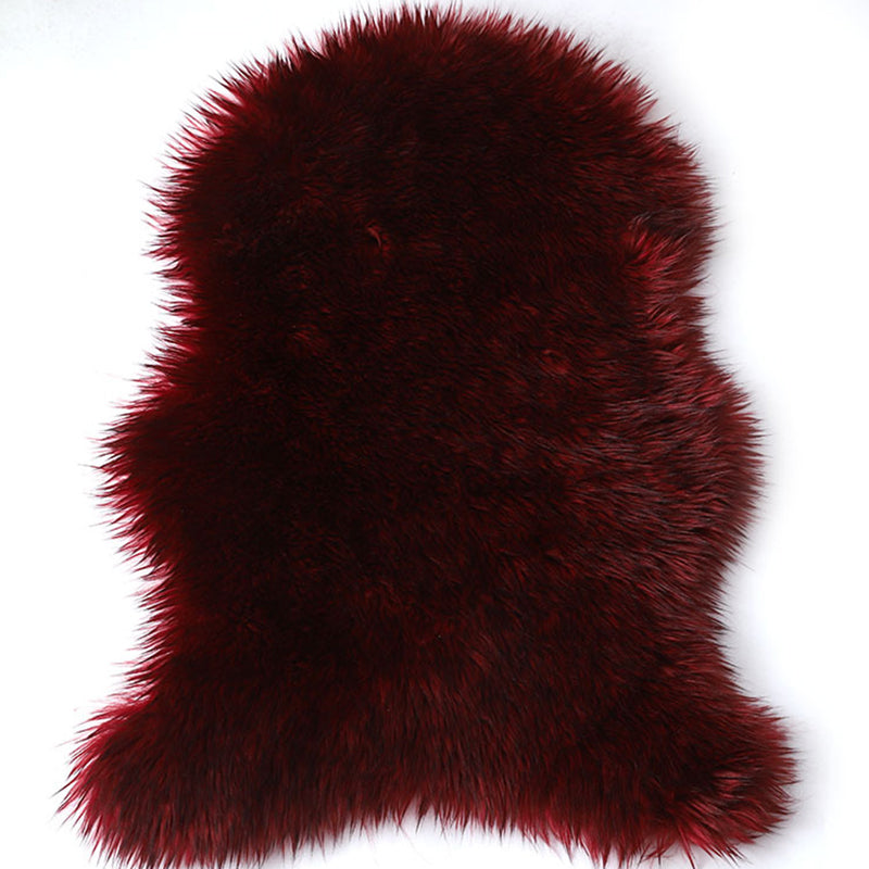 Satiny Multi-Color Casual Rug Fluffy Plain Indoor Rug Non-Slip Machine Washable Stain Resistant Area Carpet for Home