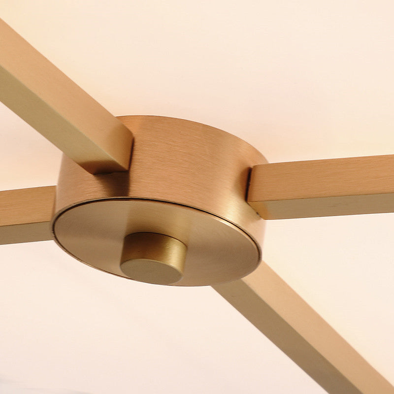 White Drum Semi Flush Mount Classic Fabric 4 Lights Living Room Ceiling Light Fixture with Iron Frame