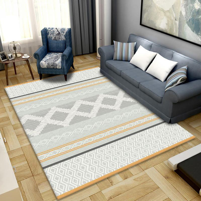 Funky multicolor boho chic tapis synthétique Trellis Print Carpet Ad-Friendly Tacle résistant au tapis sans glissement pour Parlor