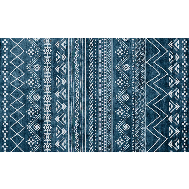 Retro Indian Style Taprijk Multi-kleuren Geometrisch tapijt Huisdiervriendelijke anti-slip Stain Resistant Tap voor huizendecoratie