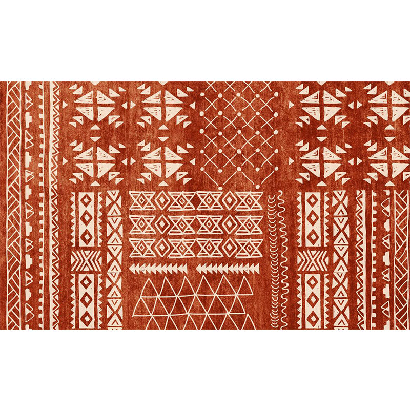 Retro Indian Style Taprijk Multi-kleuren Geometrisch tapijt Huisdiervriendelijke anti-slip Stain Resistant Tap voor huizendecoratie
