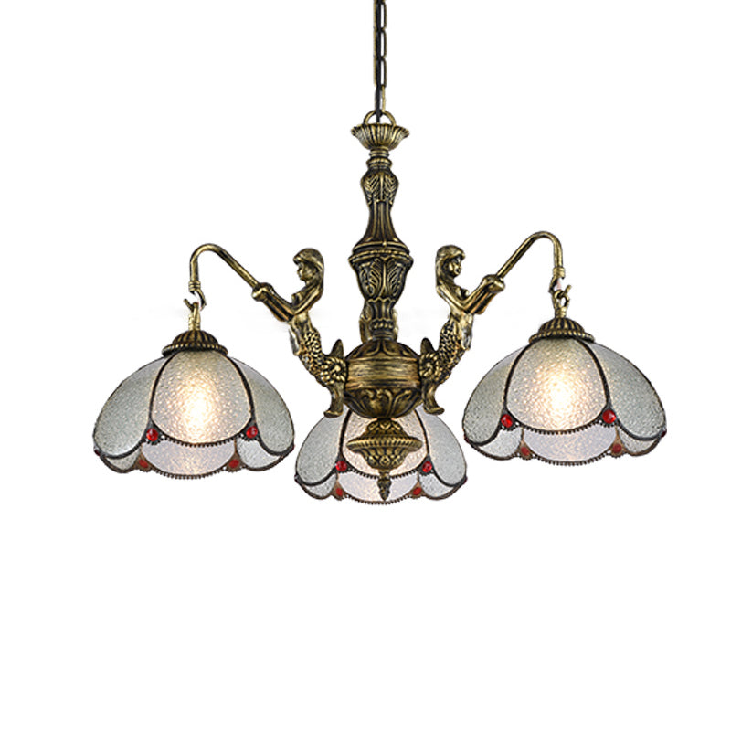 Bronze fleur fleur de fleur Lumière Tiffany Style Sylom