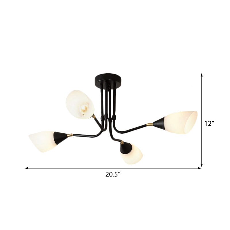 Blanco 4/6/8 luces Montaje techo de techo