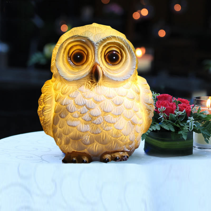 Animal Outdoor LED Ground Light Resin Decorative Solar Powered Landscape Lamp, 1 Piece