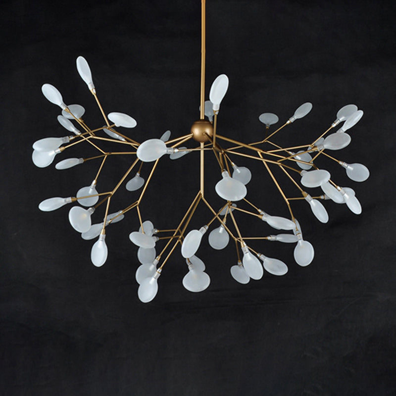 Designer Leaf Foglia Affermazione Light Acrilico Soggiorni Lampacchino l'illuminazione in oro