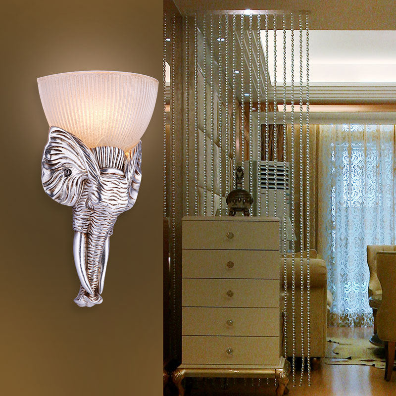 Silver Elephant Ponce Light Traditional Prism Glass 1 Light Halway Murd Murd Murd