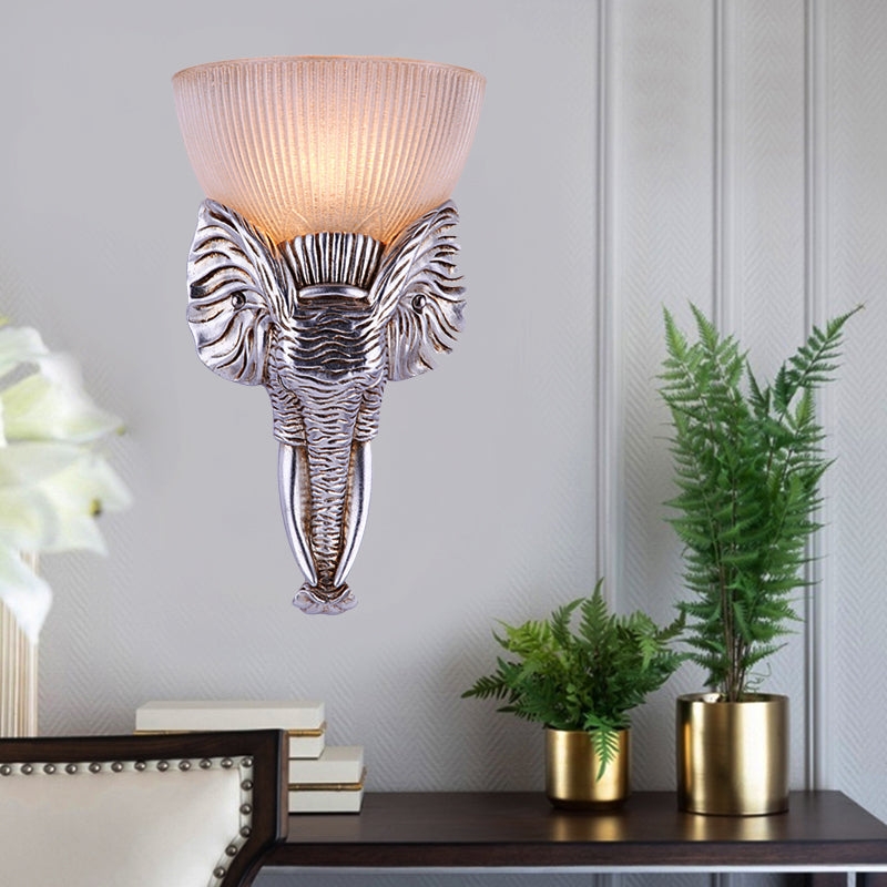 Silver Elephant Ponce Light Traditional Prism Glass 1 Light Halway Murd Murd Murd