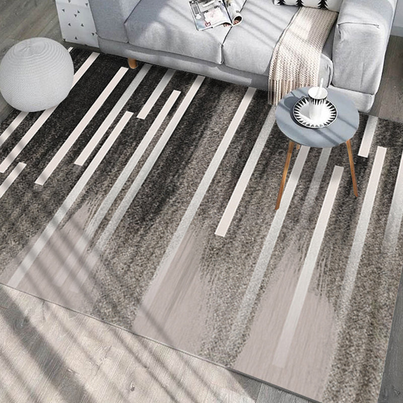 Einfacher mehrfarbiger Geo-Teppich-Synthetik Nordic Teppich Anti-Rutschtier-Friendly Waschmaschine für Dekor