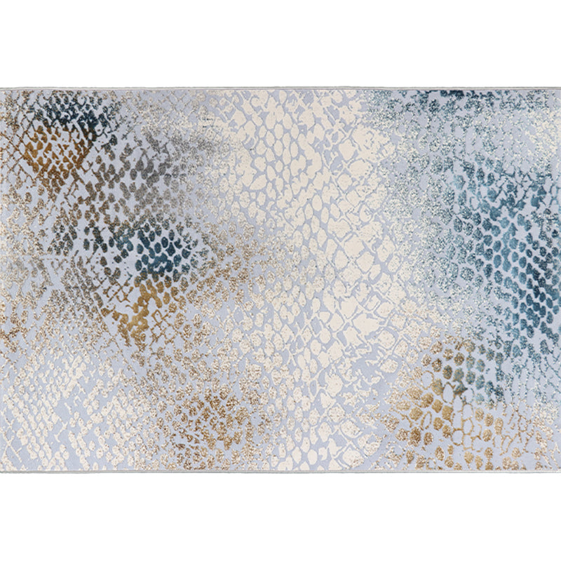 Formeller Deko-Teppich, bunt gestreift, bedruckter Innenteppich, Polyester, rutschfester, haustierfreundlicher Bereichsteppich
