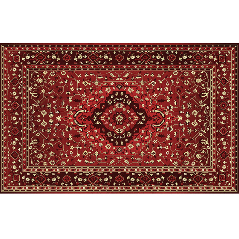 Retro Geometric Modèle Rapier Multicolore Synthetics Area Tapis Anti-Slip Pet Friendly Washable Tapis pour chambre