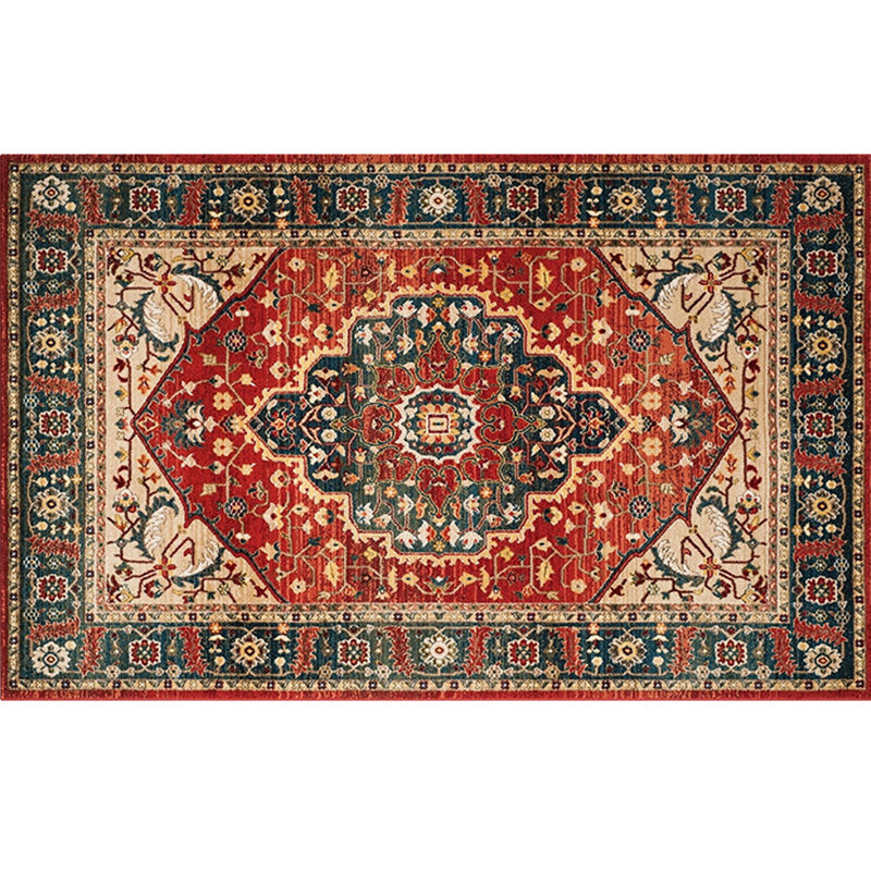 Retro Geometric Modèle Rapier Multicolore Synthetics Area Tapis Anti-Slip Pet Friendly Washable Tapis pour chambre