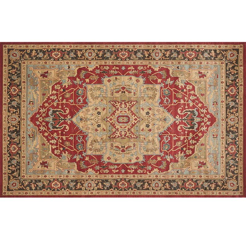 Retro Geometric Modèle Rapier Multicolore Synthetics Area Tapis Anti-Slip Pet Friendly Washable Tapis pour chambre