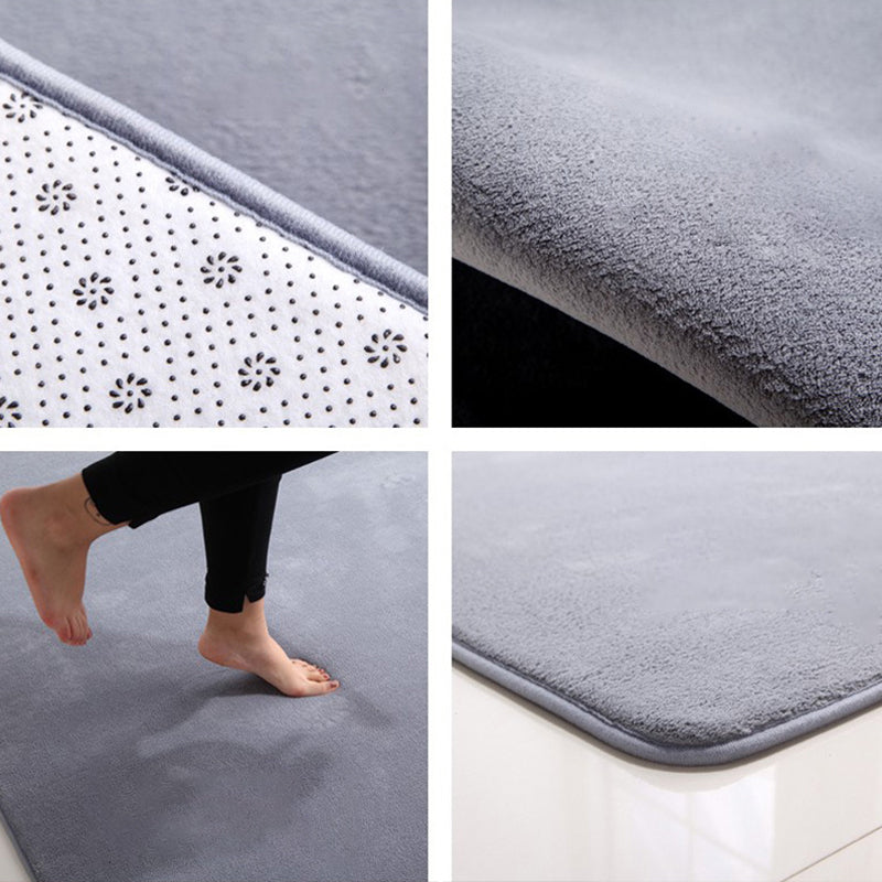 Nordic Living Room Rug Multi Colored Solid Color Indoor Rug Cotton Blend Easy Care Pet Friendly Carpet