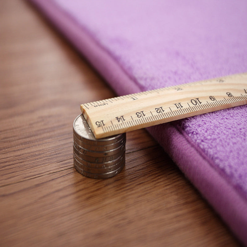 Casual Bedroom Rug Multi Color Solid Color Indoor Rug PVC Non-Slip Easy Care Washable Carpet