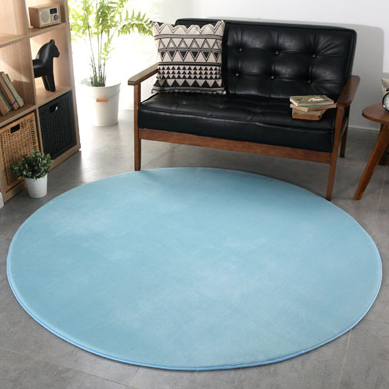 Casual Stripe Print Rug Multi Color Cotton Blend Indoor Rug Anti-Slip Backing Pet Friendly Carpet for Bedroom